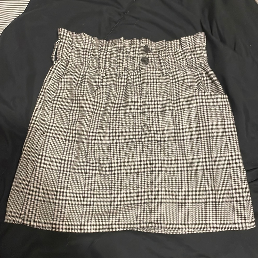 Checkered Miniskirt